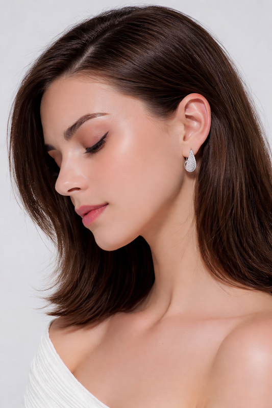 Serena Petite Drop Earrings | Modern Classic Design
