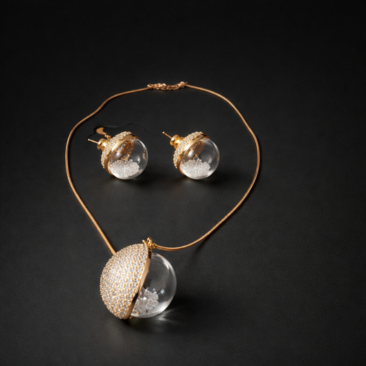 Imperial Sphere Set | Sculpted Gold Statement