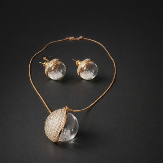 Imperial Sphere Set | Sculpted Gold Statement